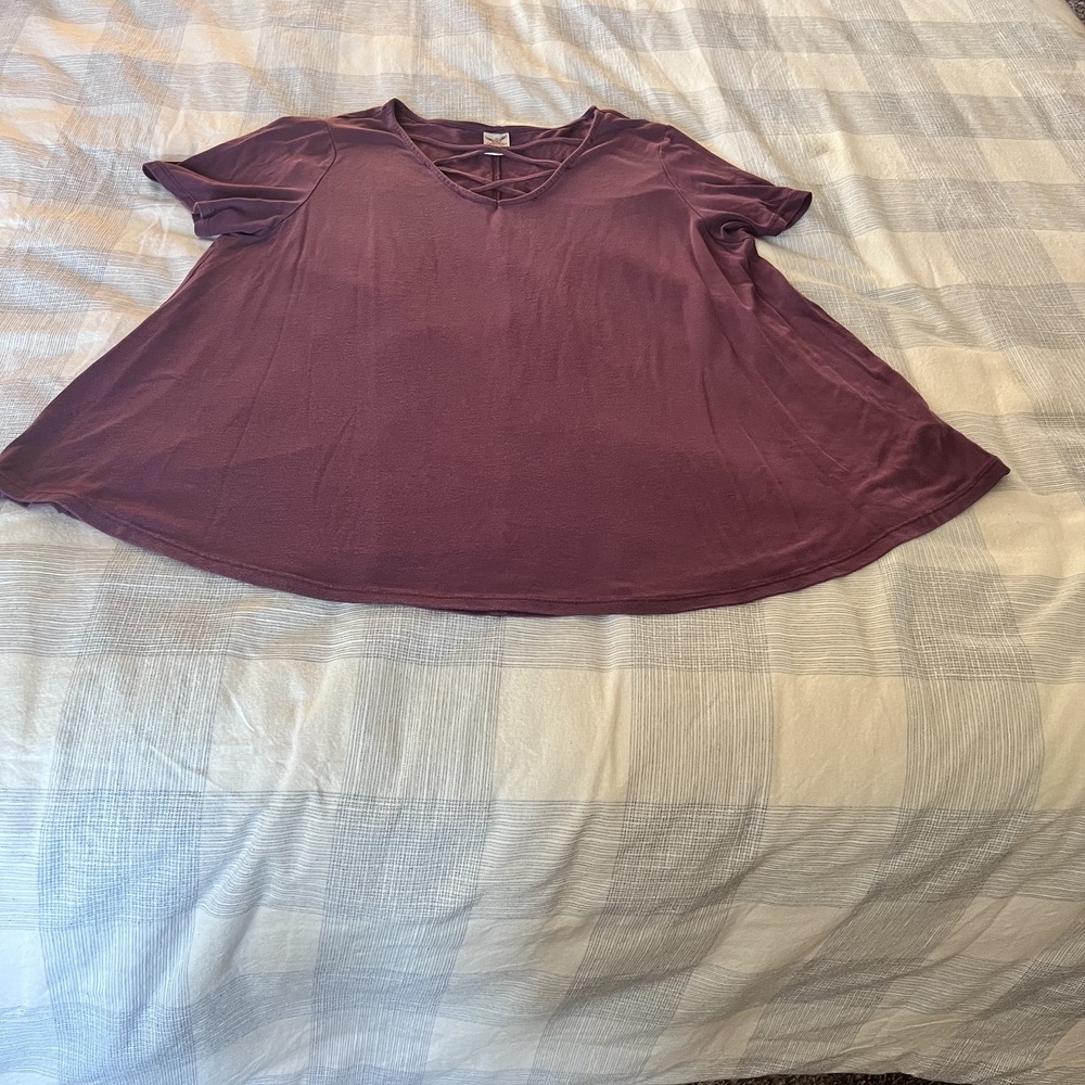 Faded Glory Criss Cross Tunic Size XL